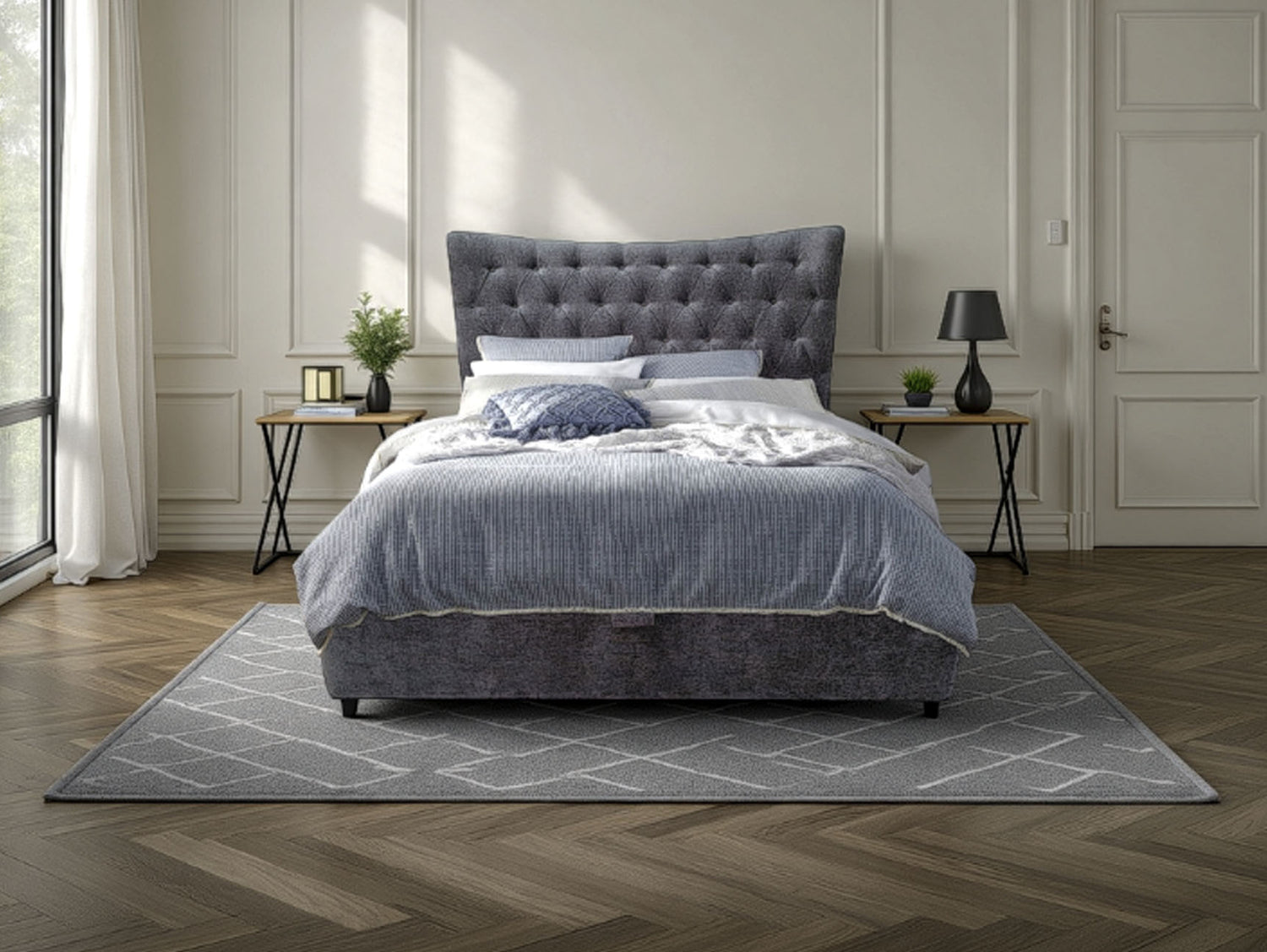 Notting Hill End Opening Ottoman Storage Bed