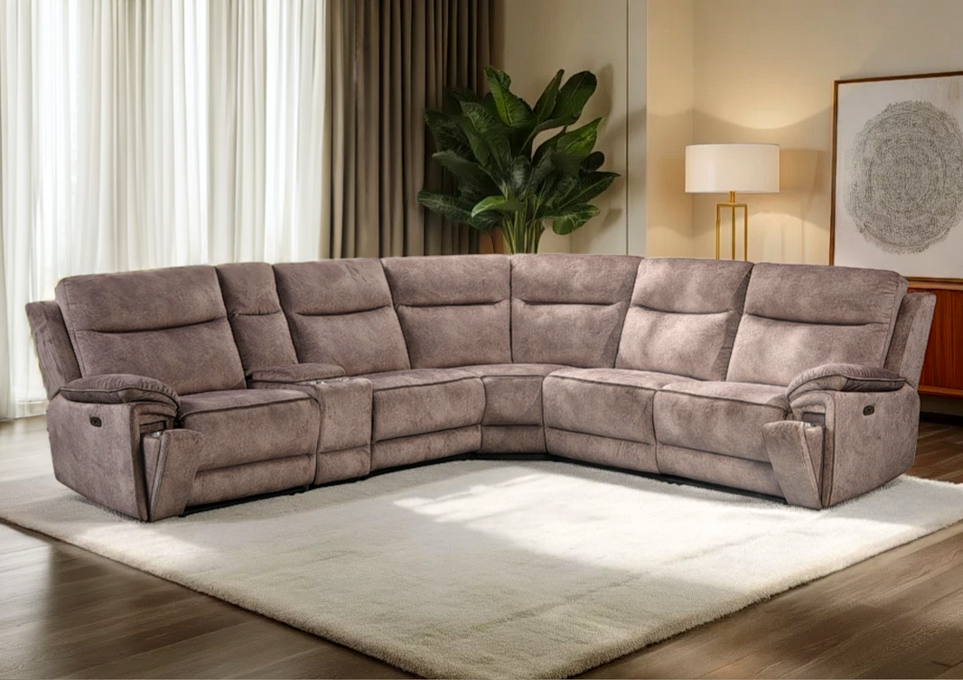 Osaka Modular Corner Recliner Sofa with Console
