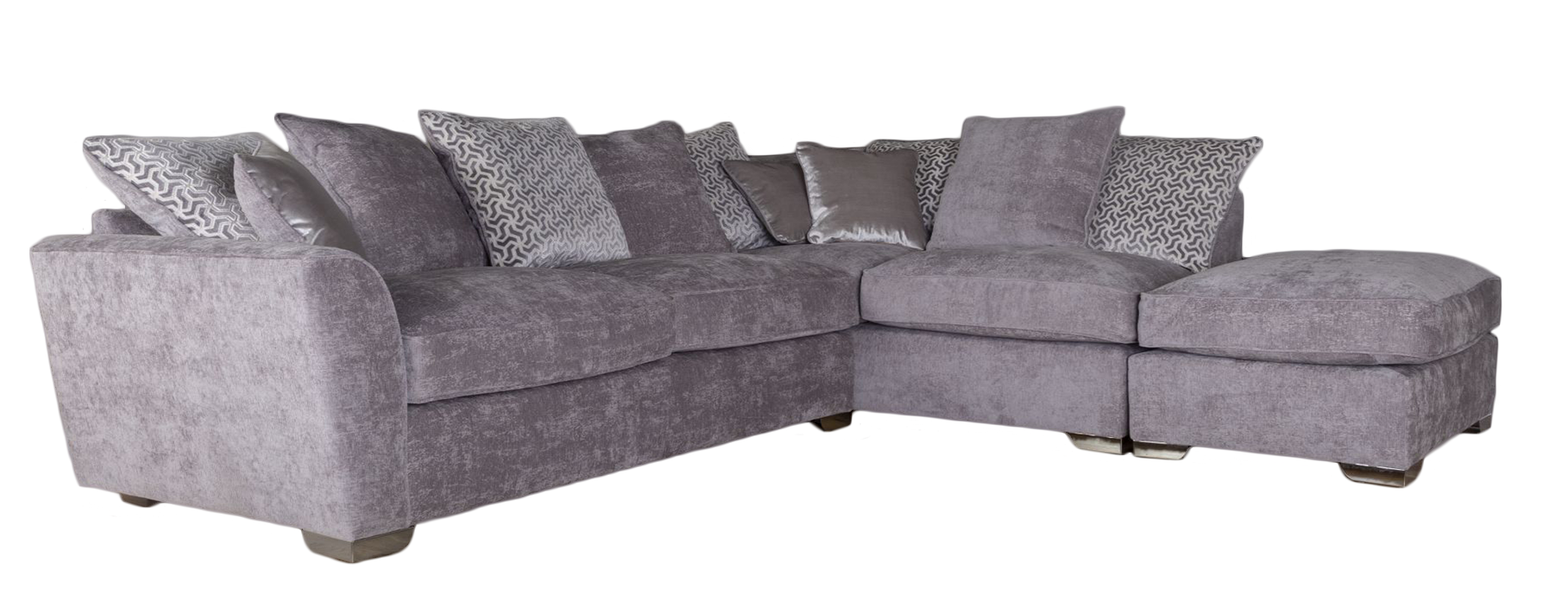 Hard back deals corner sofa