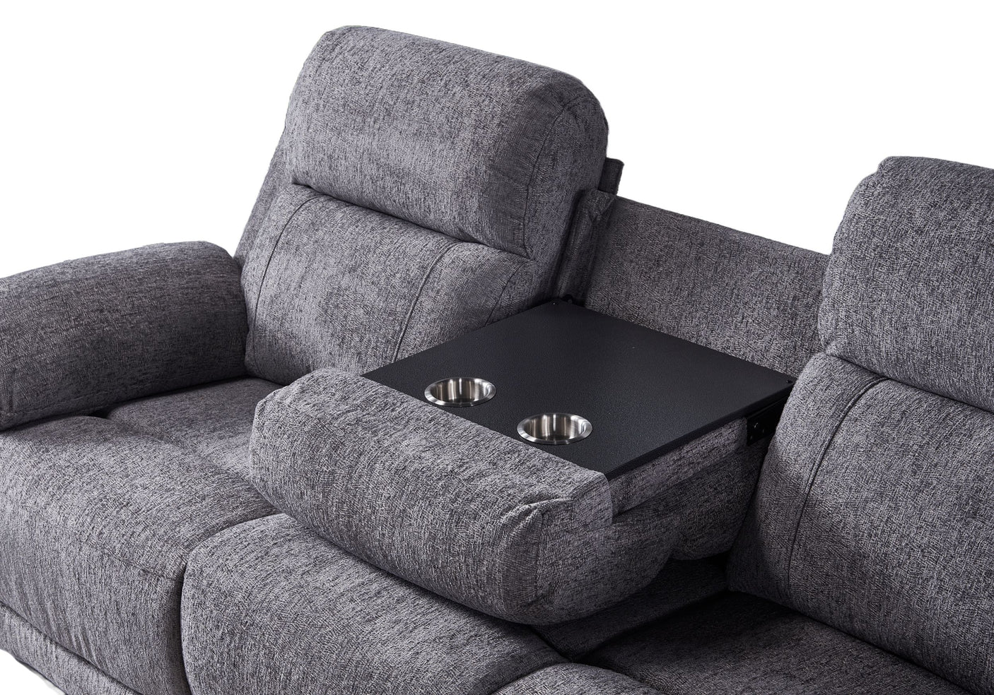 Chloe 3-Seater Power-Recliner with Drop-Down Table