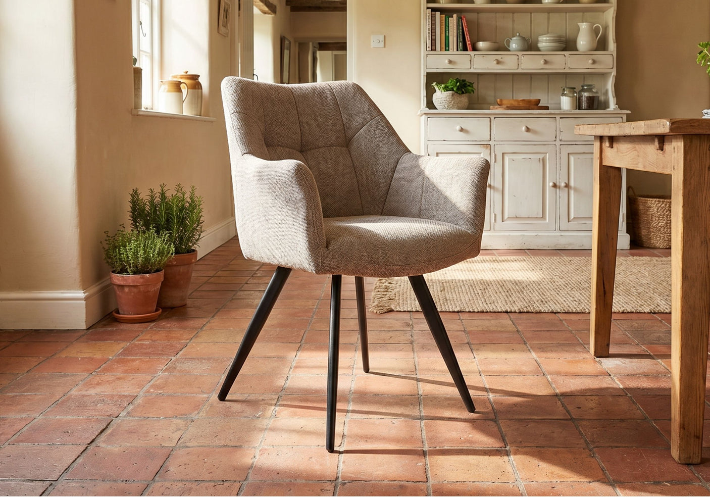 Carlton Dining Table and Four Chairs Set