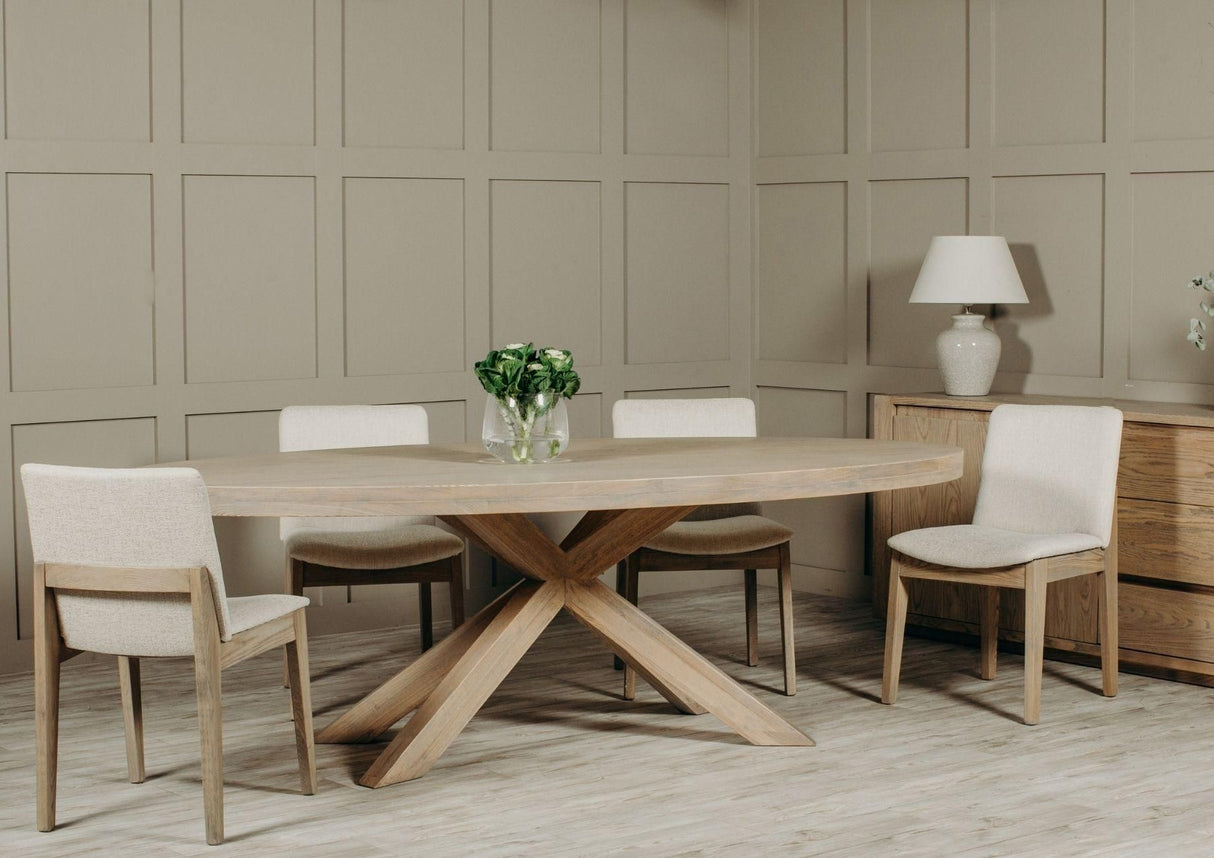Falcon Dining Table and 4 Falcon Dining Chairs Set