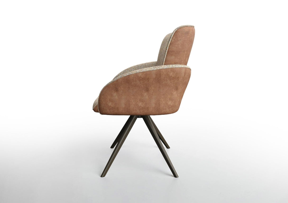 Rosso 360° Auto-Return Swivel Dining Chair