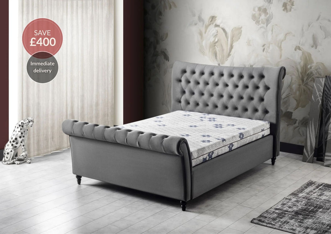 St Tropez Double Size Ottoman Bed Frame