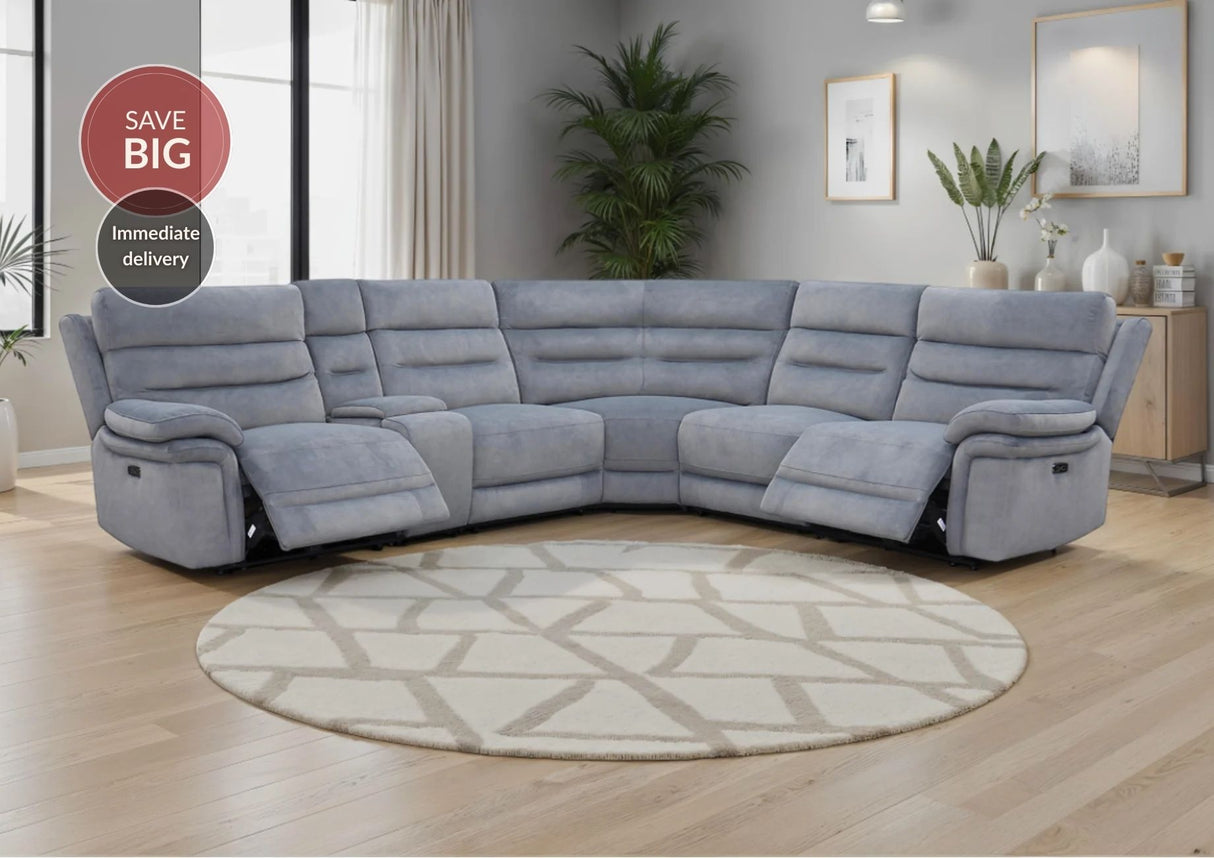 Brisbane 2 Corner 2 with Console Power Recliner and Power Headrests