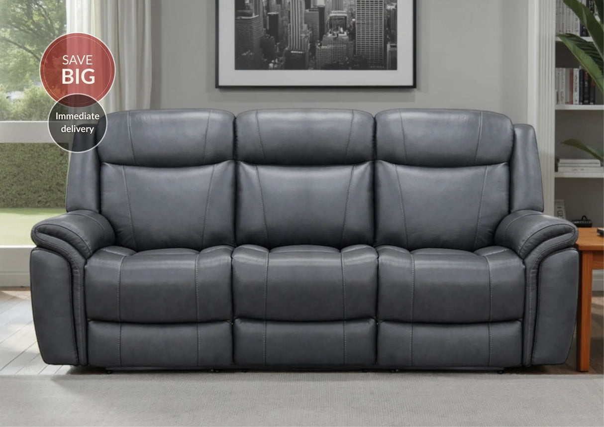 Melbourne 3 Seater Power Recliner Sofa with drop down table