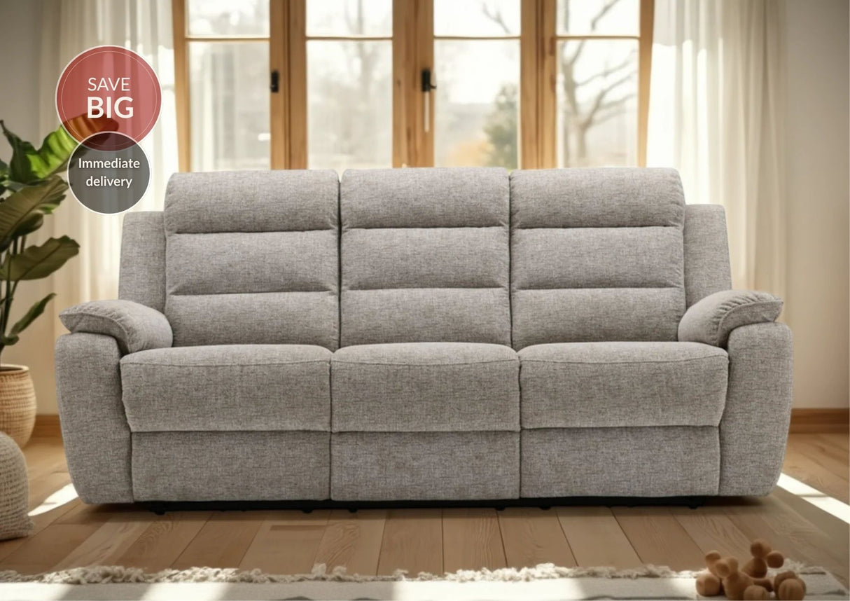 Phoenix 3 Seater Recliner Sofa (Oatmeal)