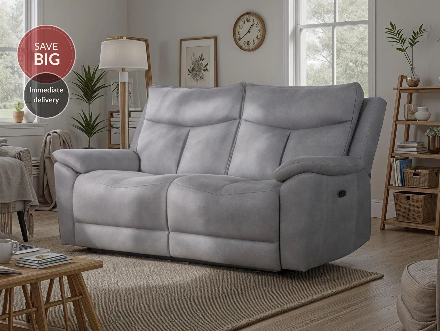 Adelaide 3-Seater Power Recliner