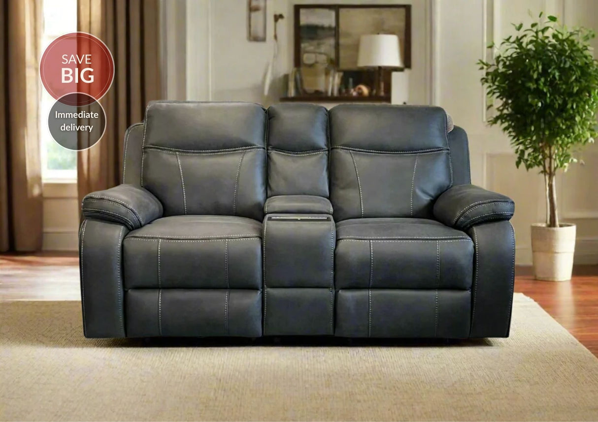 Diablo 2 Seater Sofa with Console