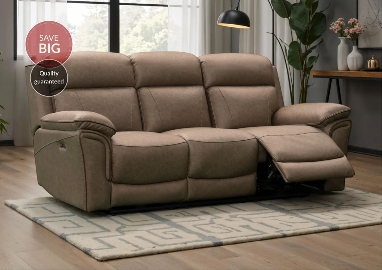 Simba 3 Seater Power Recliner Sofa