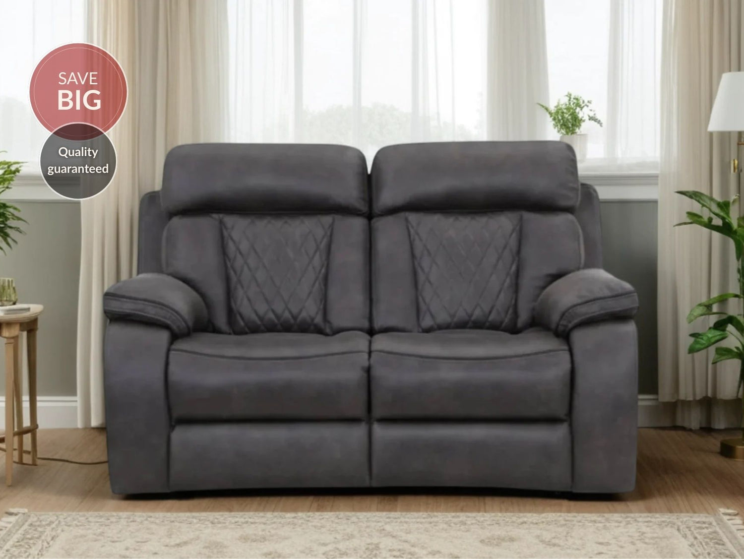 Kobe 2 Seater Recliner Sofa