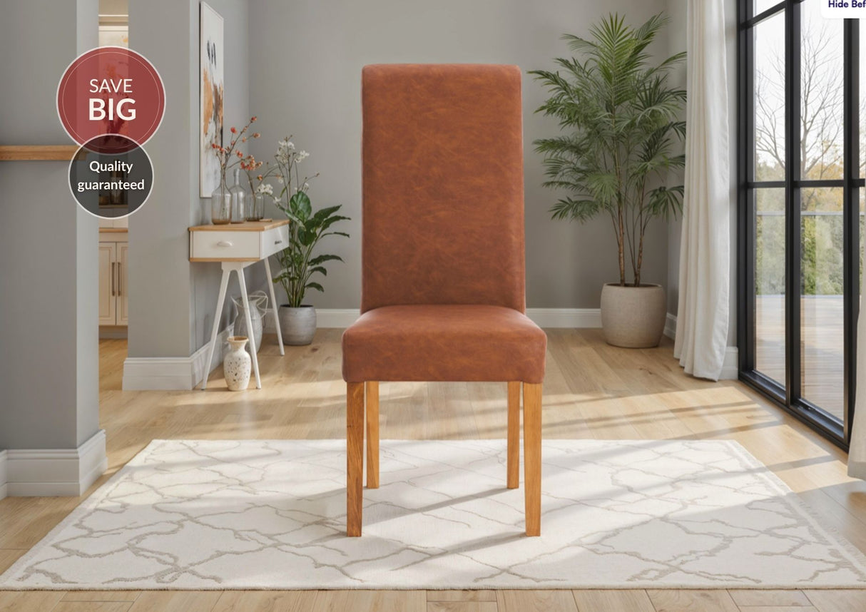 London Oak Dining Chairs (Sold in Pairs)