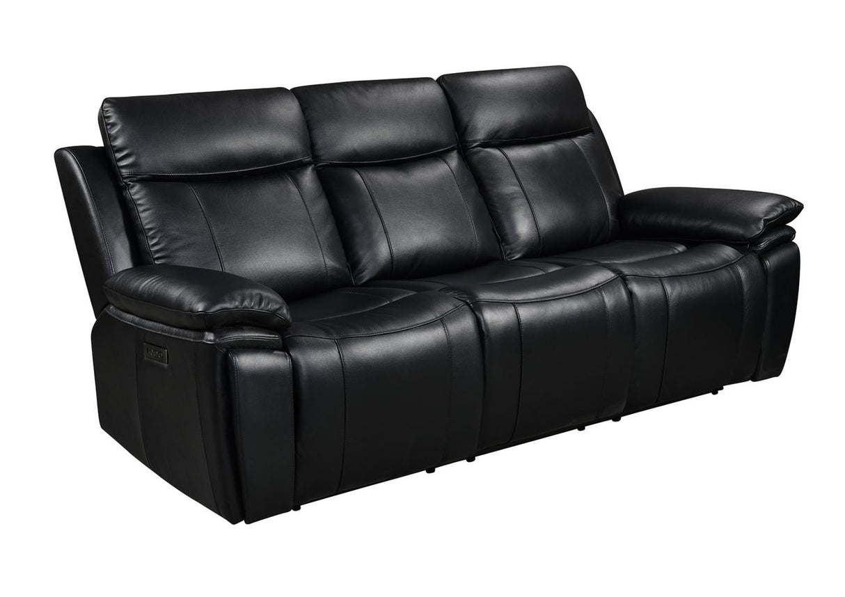 Savio 3 Seater Recliner Sofa with Power Headrests and cupholders