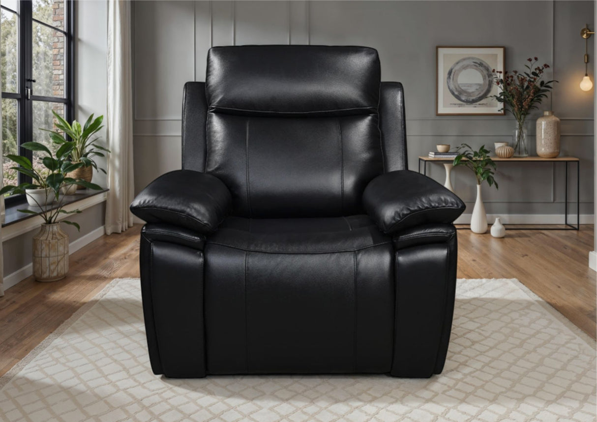 Savio Recliner Armchair with Power Headrest and Cupholder