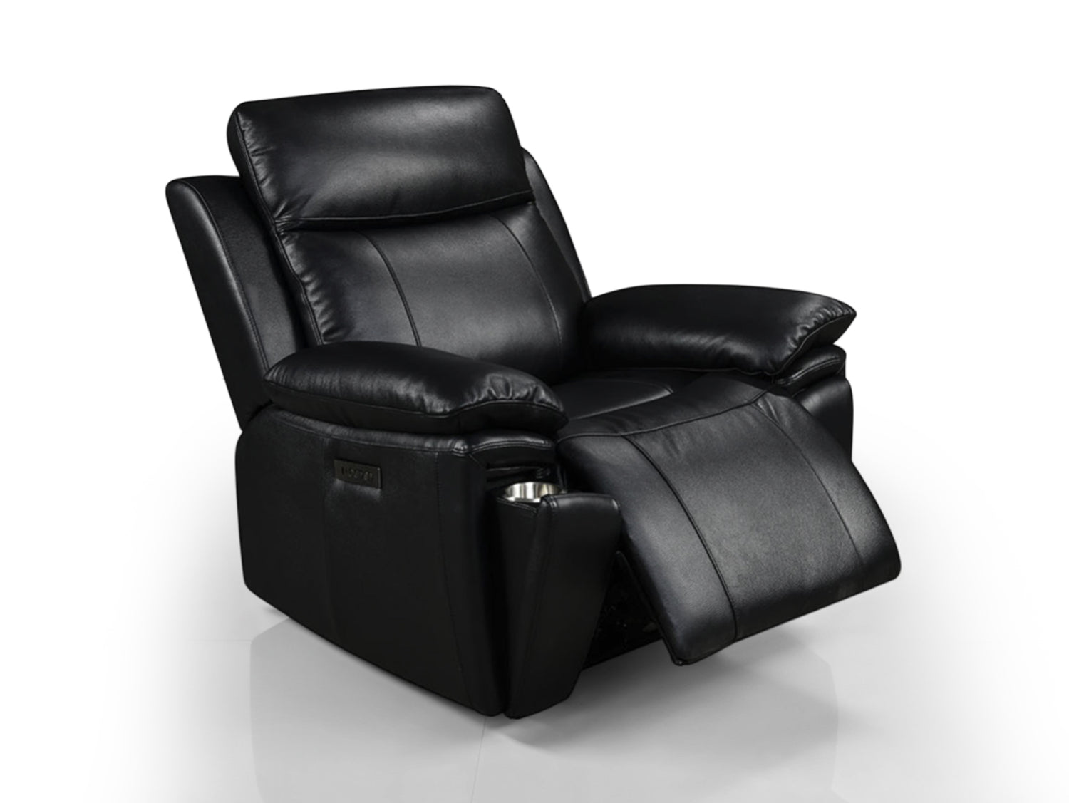 Savio Recliner Armchair with Power Headrest and Cupholder