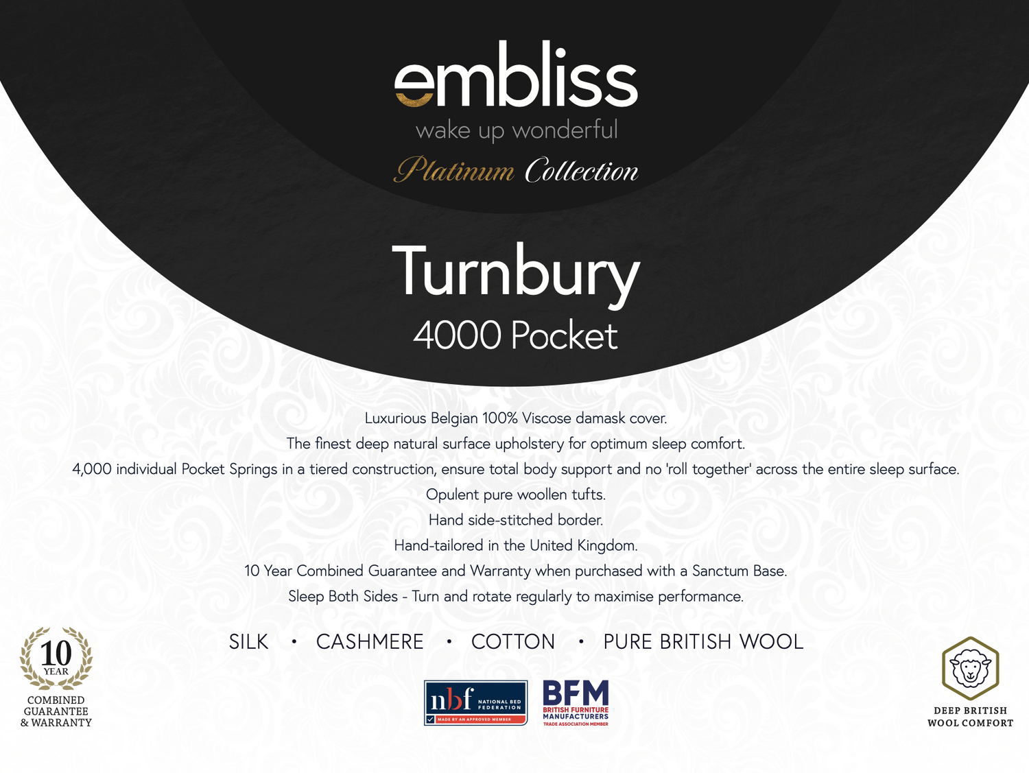 Turnbury 4000 Luxury Pocket Mattress