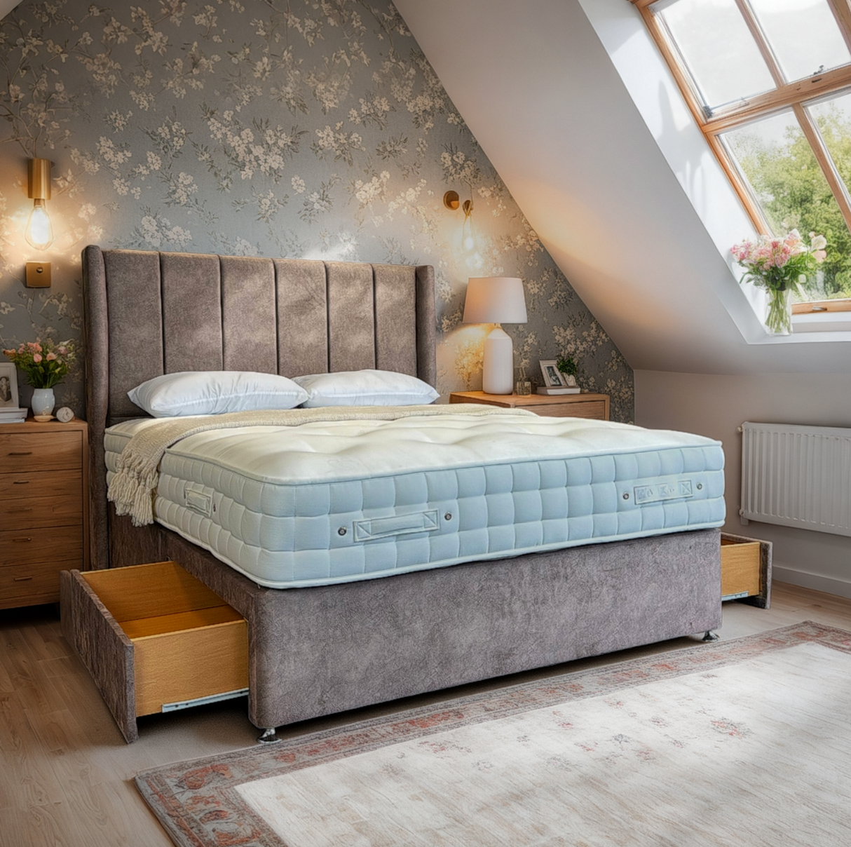 Rihanna Deluxe Premium Floorstanding Headboard