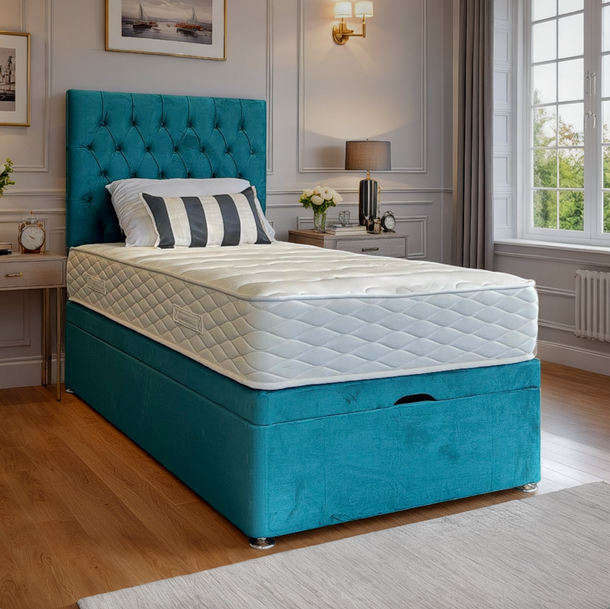Embliss End Lift Ottoman Base - Ocean (Single)