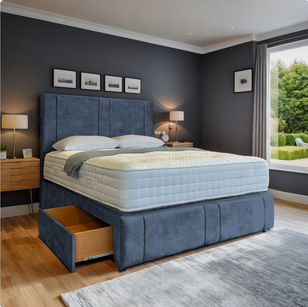 Embliss 2 Drawer Base with Matching Footboard