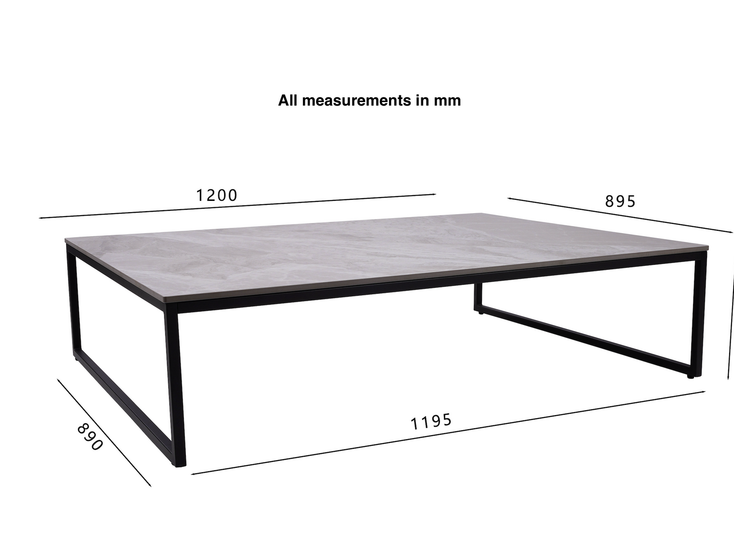 Diego Ceramic Coffee Table