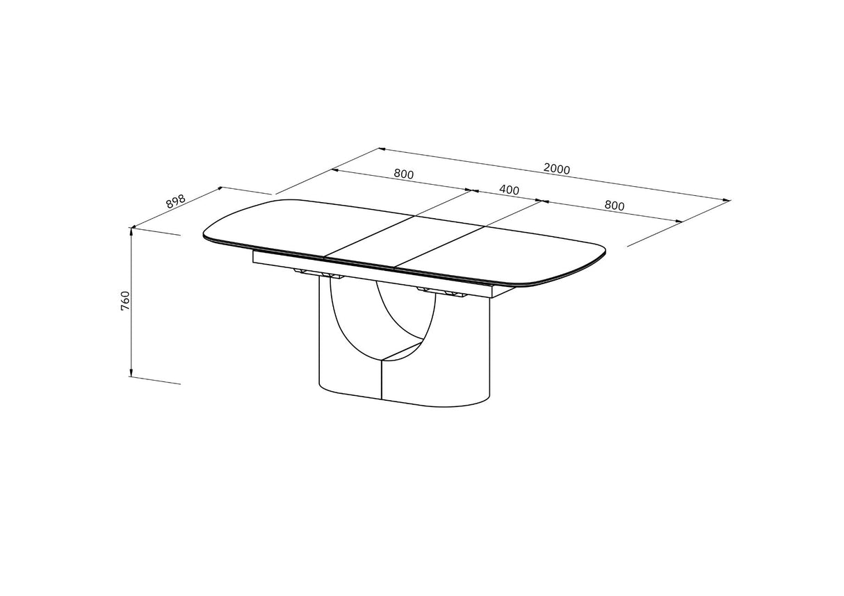 Solar Extending Dining Table