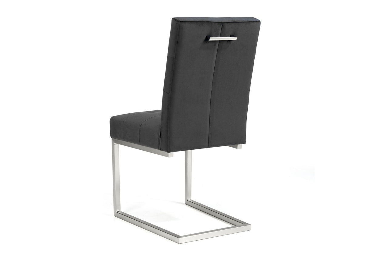 Toulouse Cantilever Velvet Dining Chairs (Sold in Pairs)