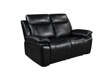 Savio 2 Seater Recliner Sofa with Power Headrests and Cup Holders