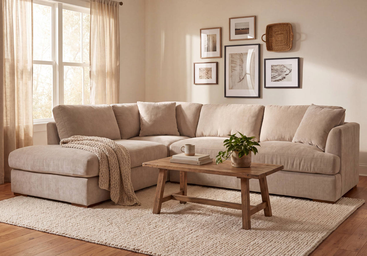 Vista Chaise Corner Sofa Left