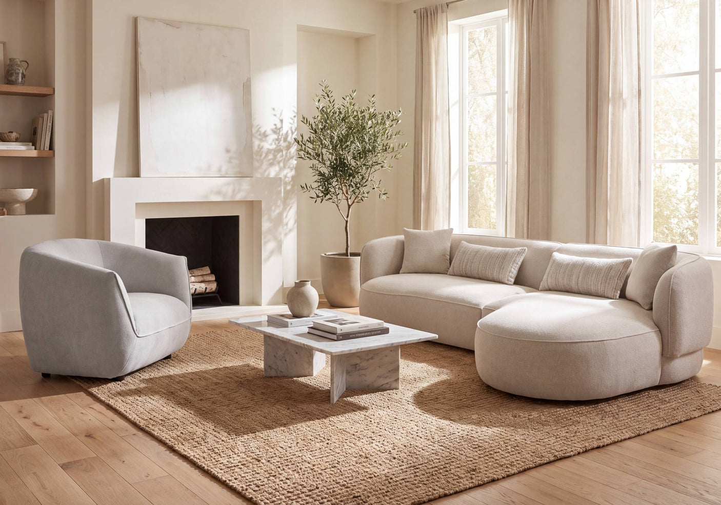 Vogue Chaise Sofa Right