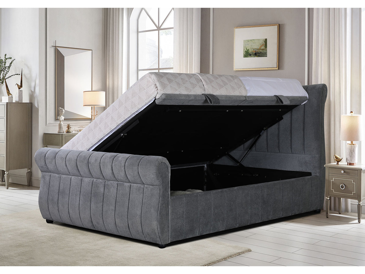Westminster Side Opening Ottoman Storage Bed
