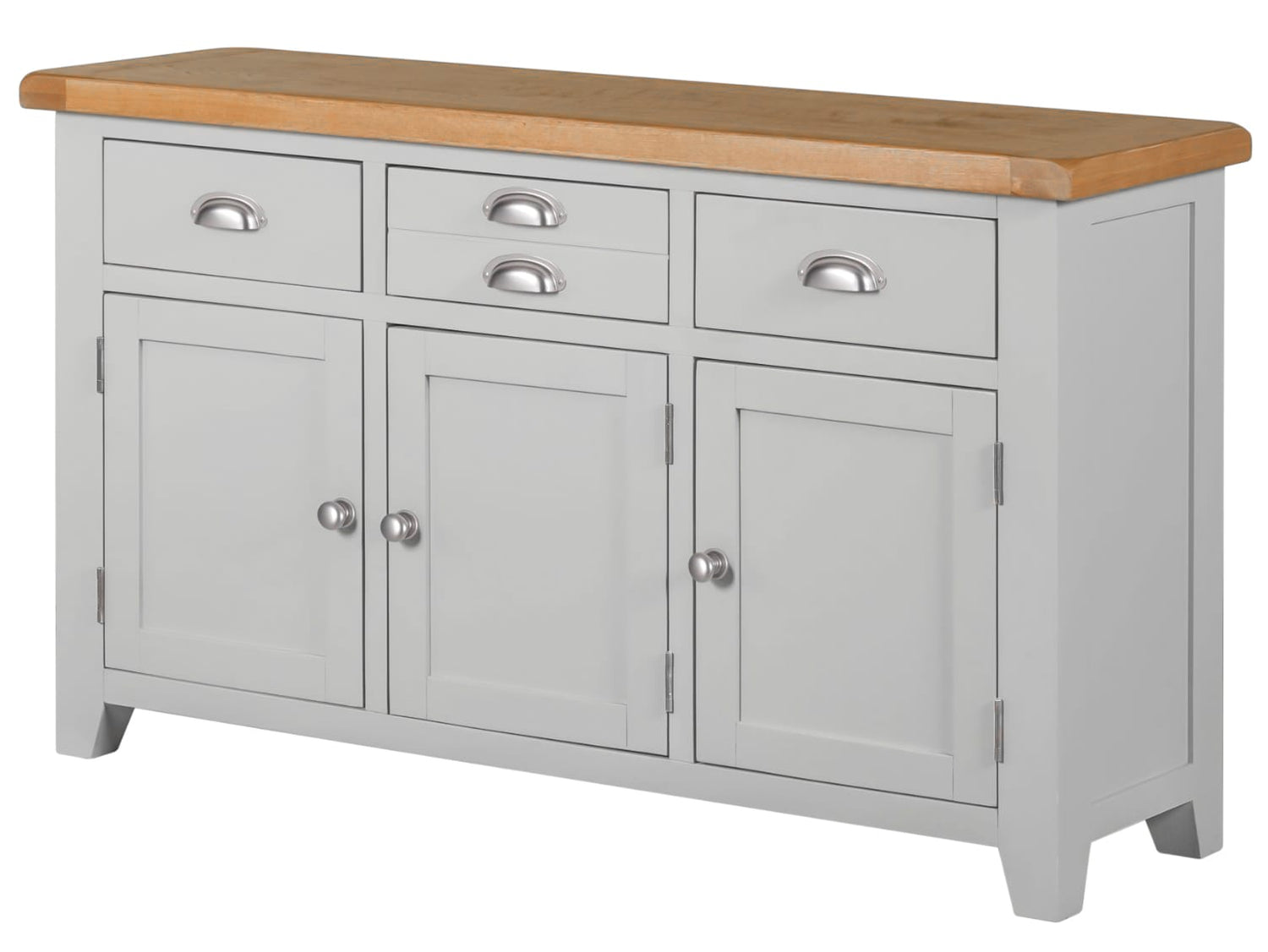 Wexford American Oak Sideboard with 3 Doors and 3 Drawers