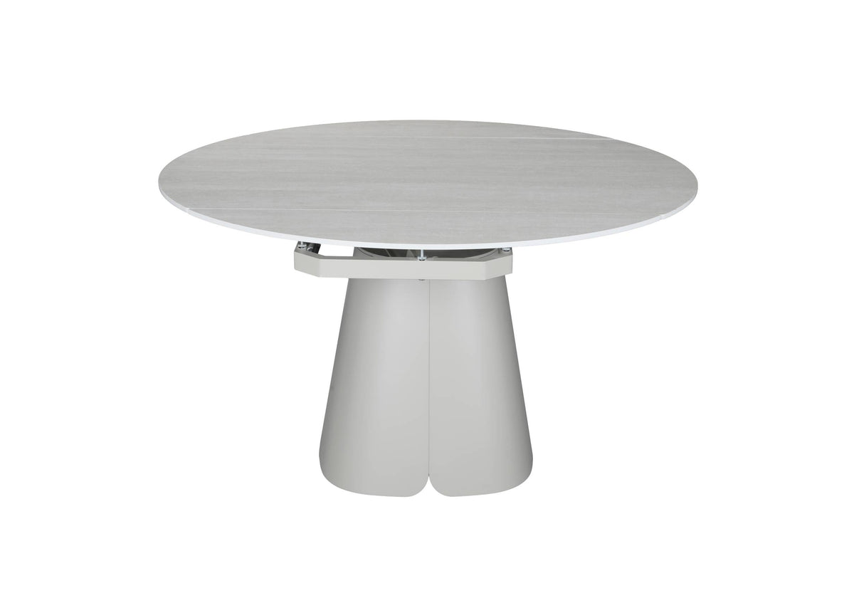 Whitney Ceramic Extending Dining Table and 4 Dining Chairs Set