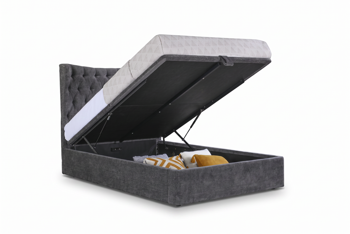 Notting Hill End Opening Ottoman Storage Bed