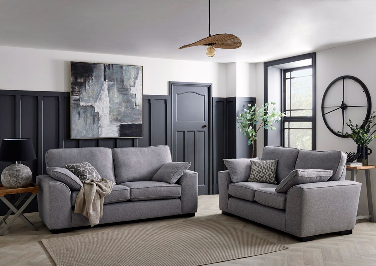 Brooklyn 3 Seater Fabric Sofa