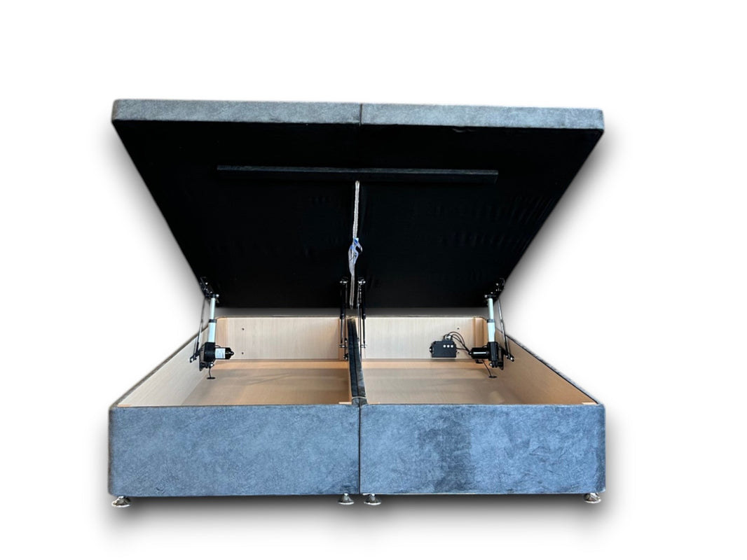 Embliss Electric End Lift Ottoman Base - Mottle Fox Grey