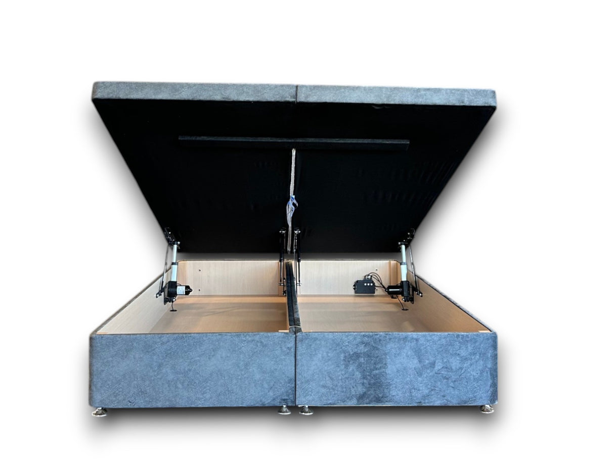 Embliss Electric End Lift Ottoman Base - Mottle Fox Grey