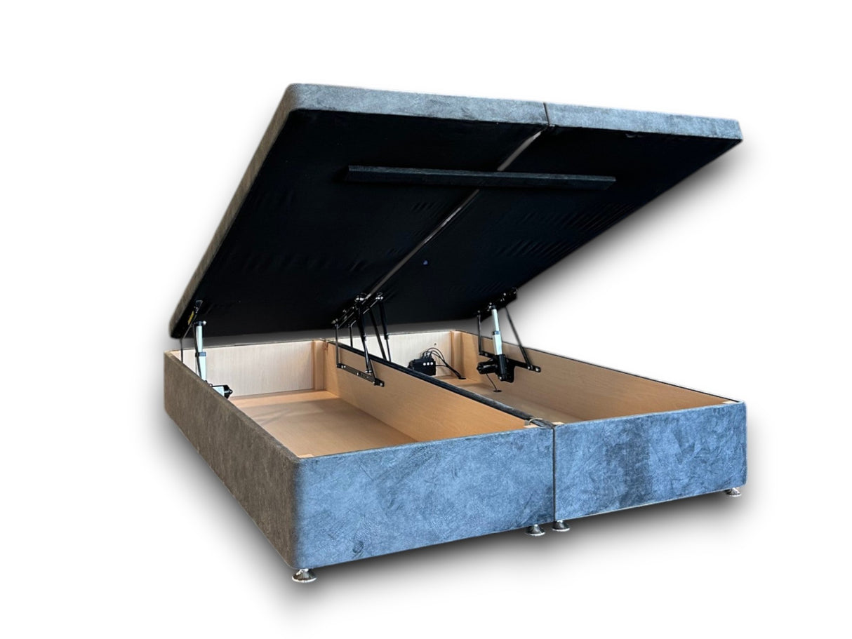 Embliss Electric End Lift Ottoman Base - Mottle Fox Grey