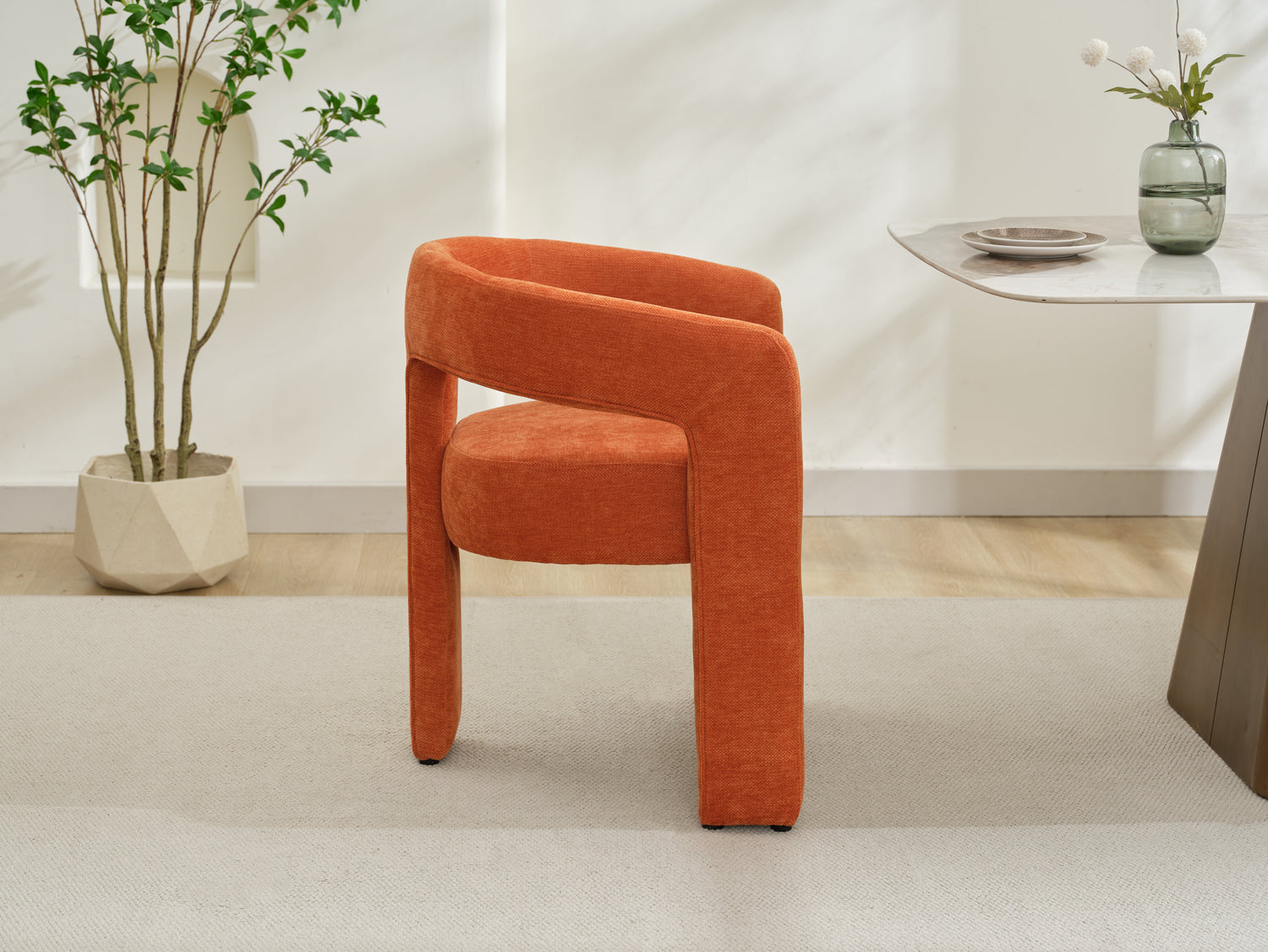 Dolce Accent Dining Chair - Velvet Rust