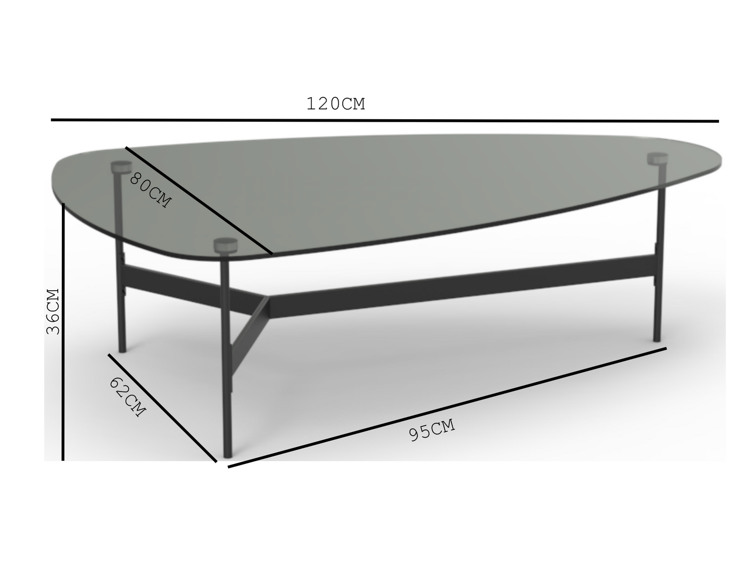 Gala Glass Coffee Table