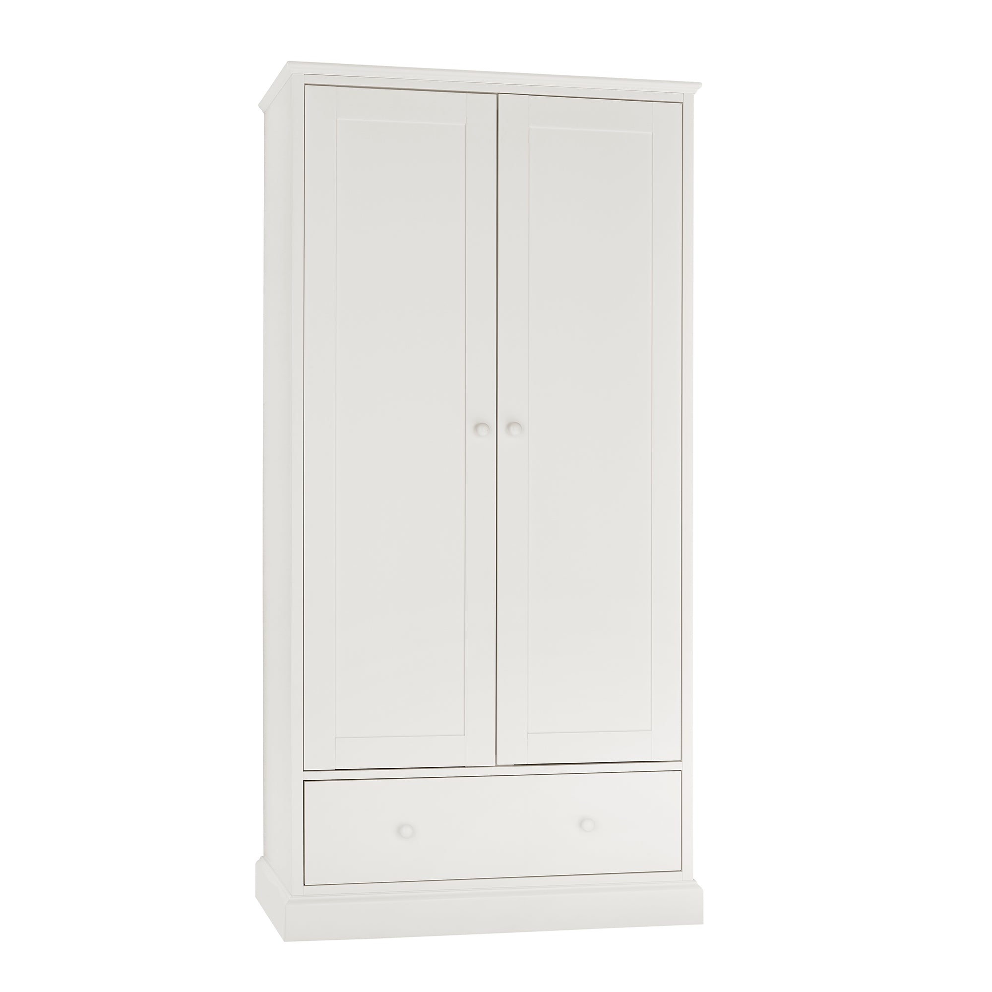 Ashbourne Double Wardrobe White