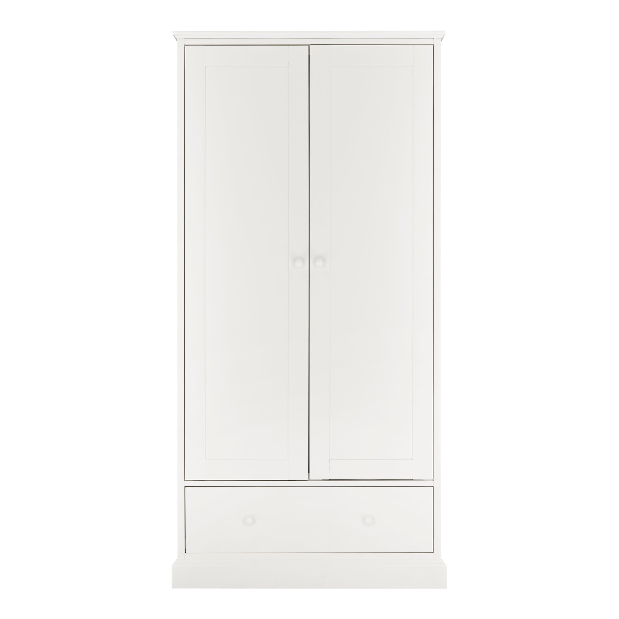 Ashbourne Double Wardrobe White