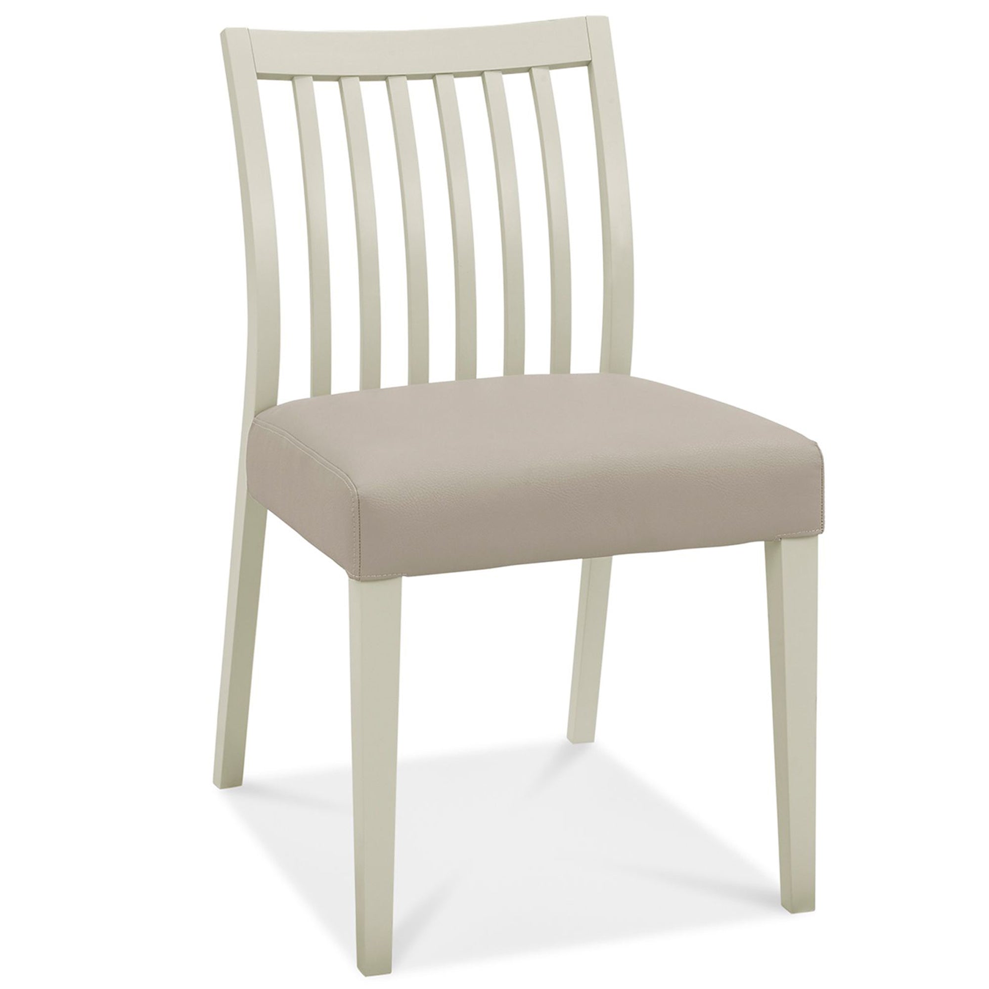 Boden Low Slatted Back Chair Grey (Pair)