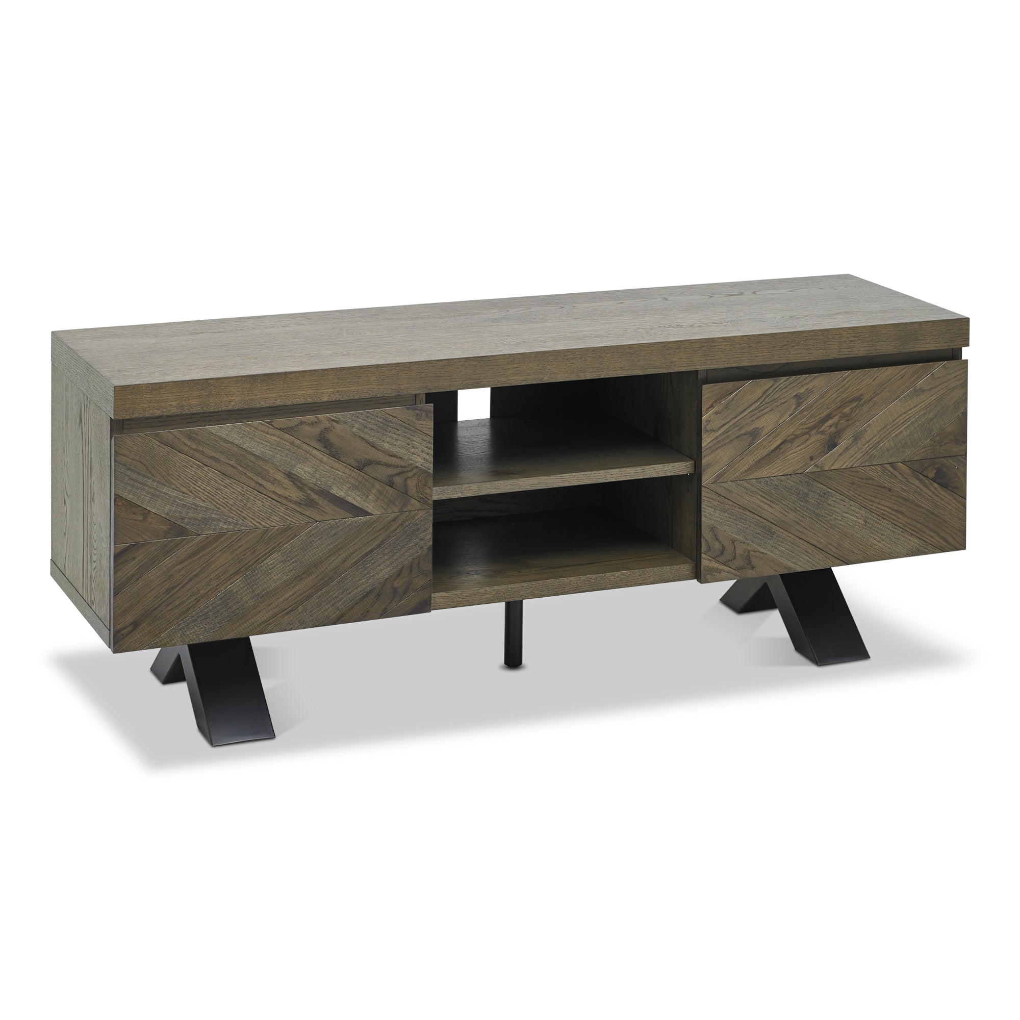Elliot Fumed Oak Entertainment Unit