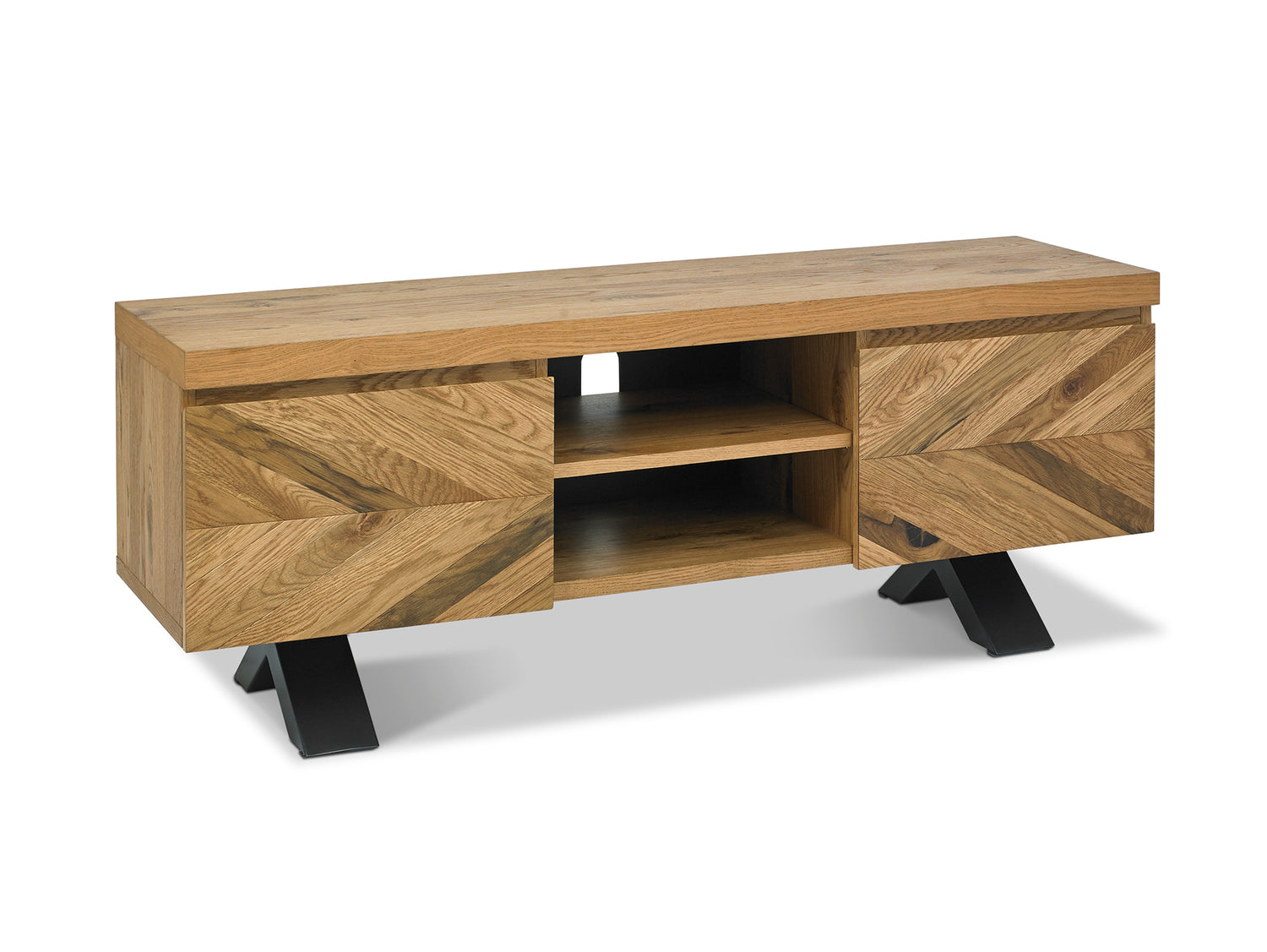 Elliot Rustic Oak Entertainment Unit