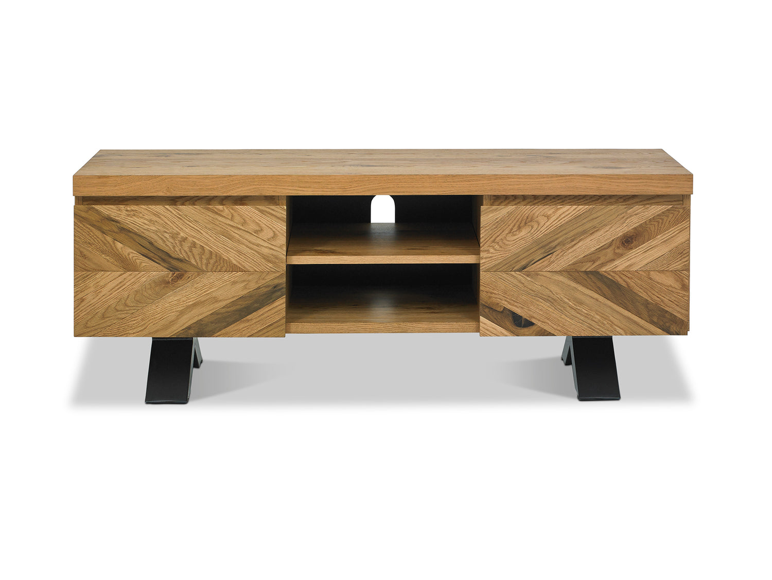Elliot Rustic Oak Entertainment Unit