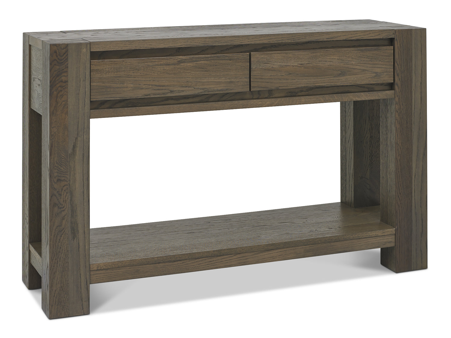 Landon Fumed Oak Console Table