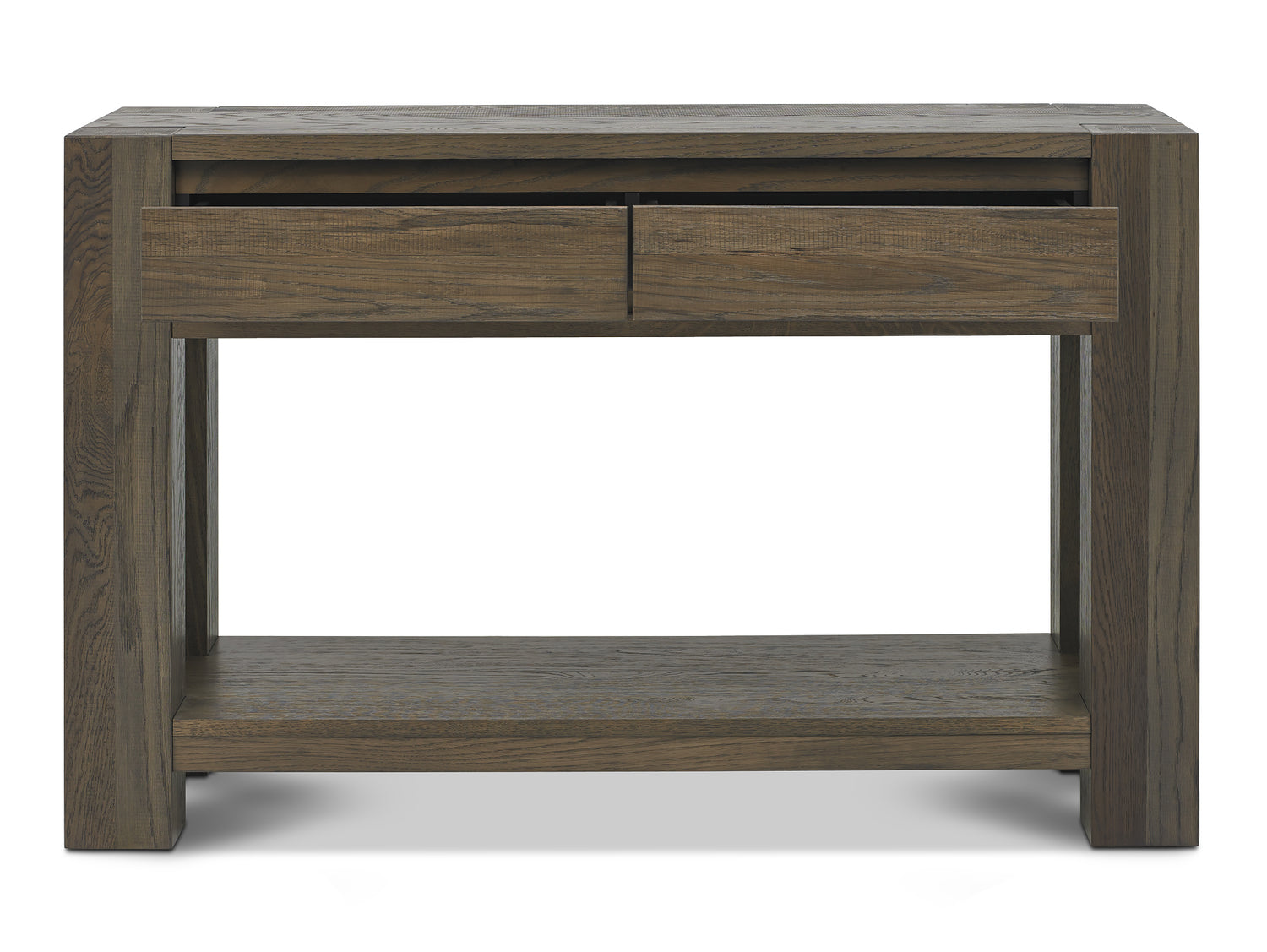 Landon Fumed Oak Console Table