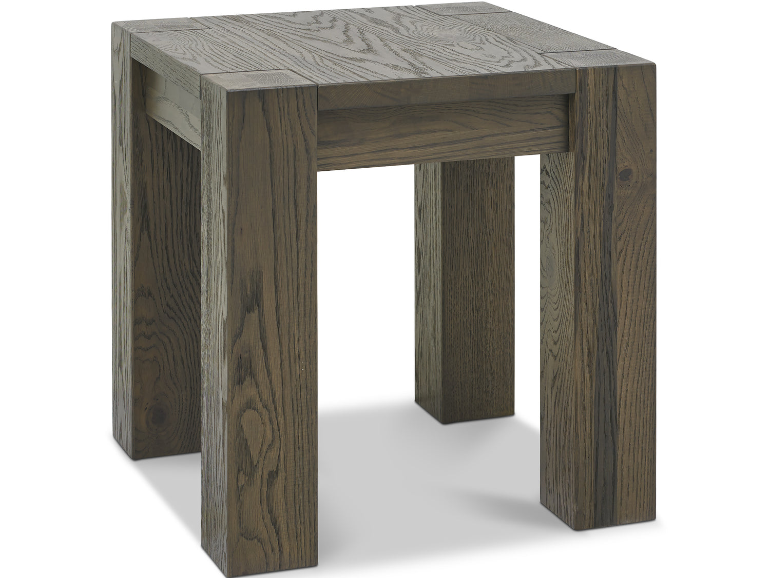 Landon Fumed Oak Lamp Table