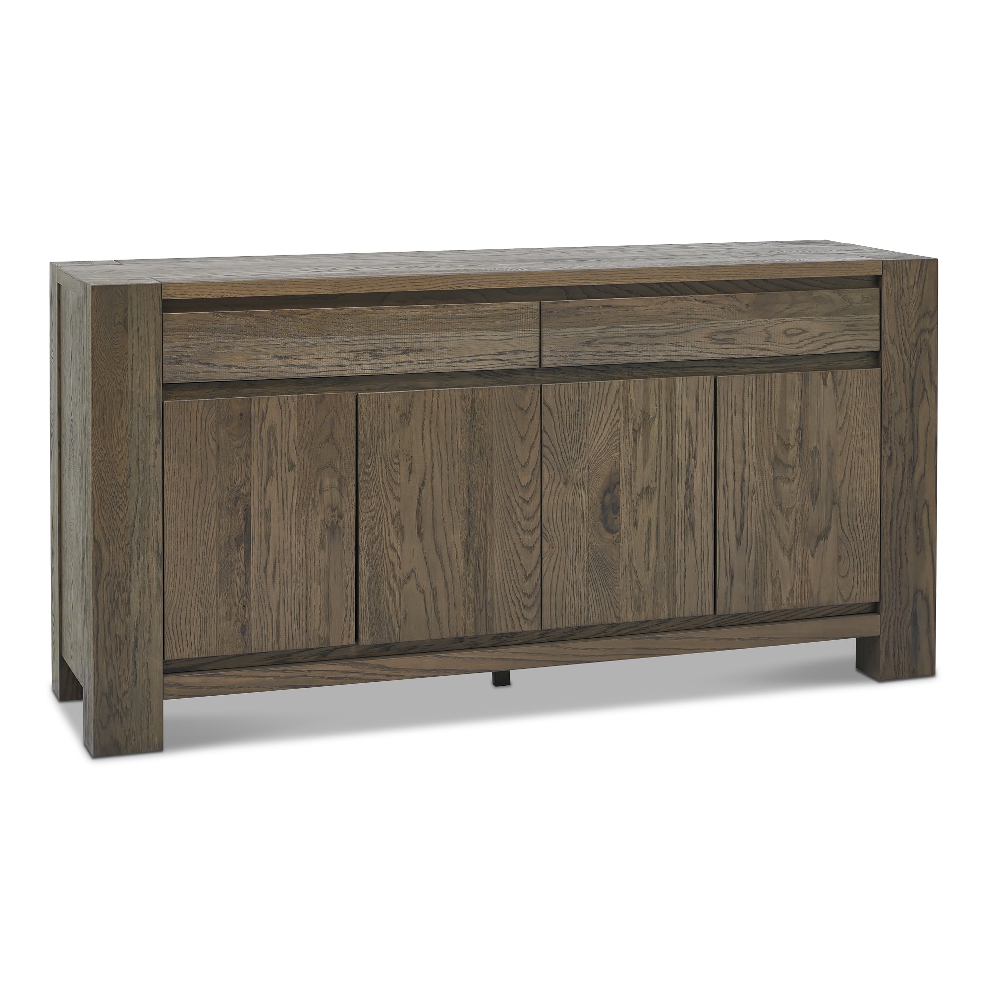Landon Fumed Oak Wide Sideboard
