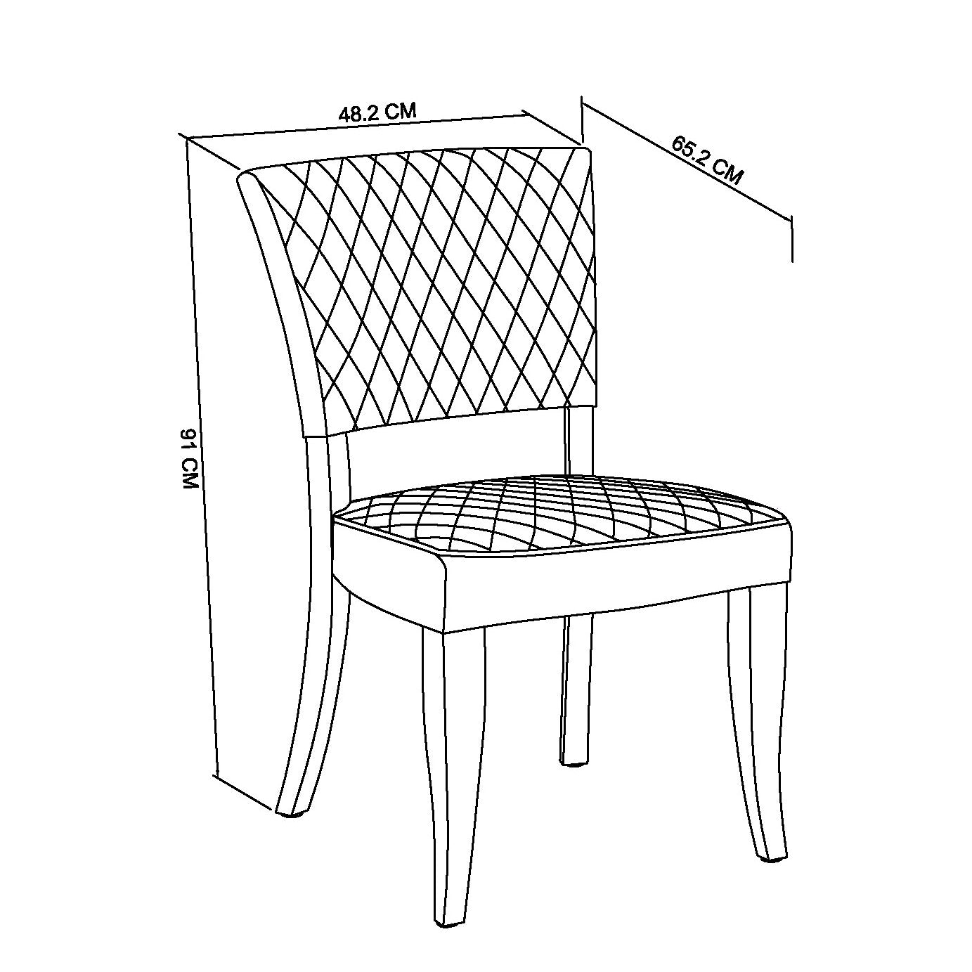 Landon Rustic Oak Dining Chairs (Pair) Dark Grey